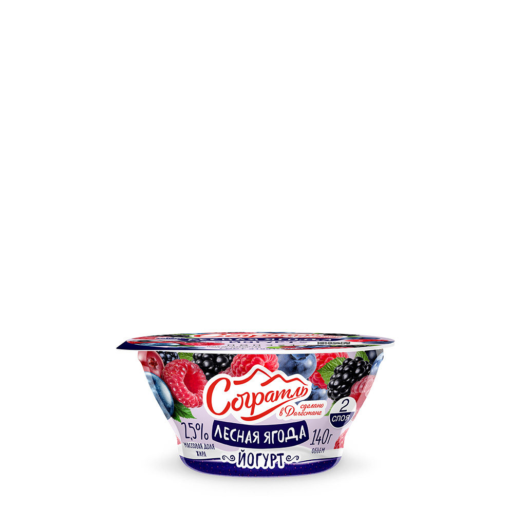 Йогурт "лесная ягода"