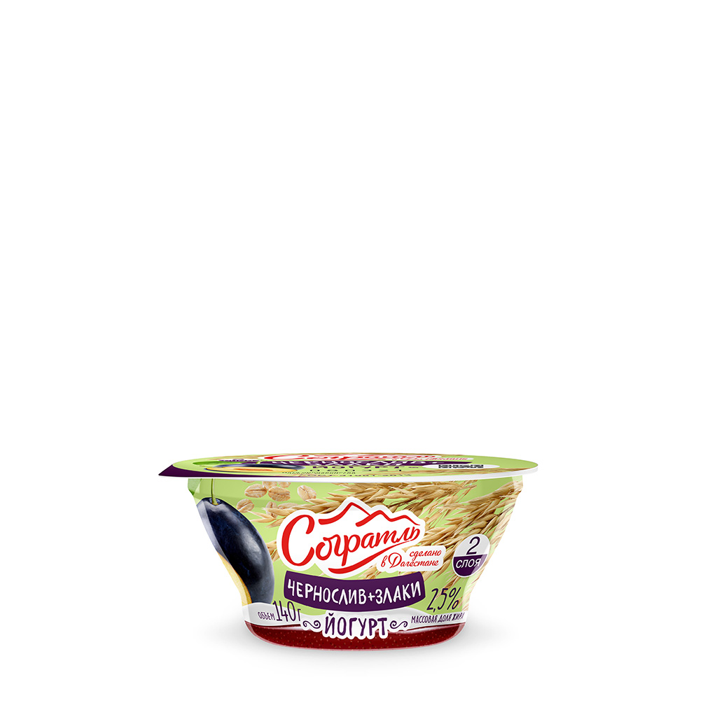 Йогурт "чернослив+злаки"